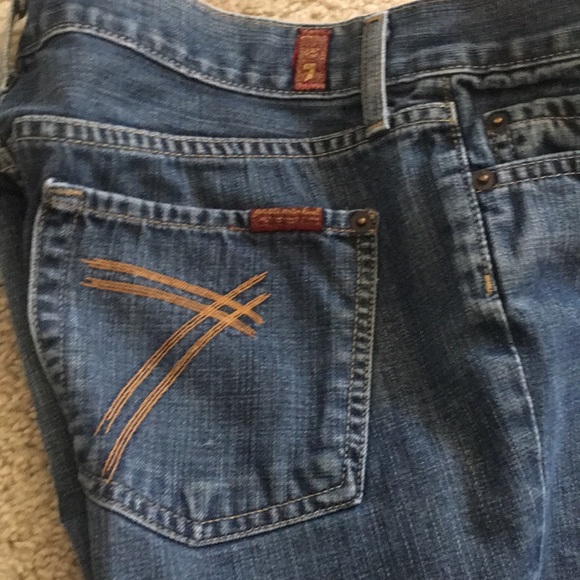 7 for all man kind jeans Flare - Picture 3 of 5